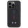 Këllëf telefoni BMW M Collection PU me Grip Stand, për iPhone 15 Pro, i zi