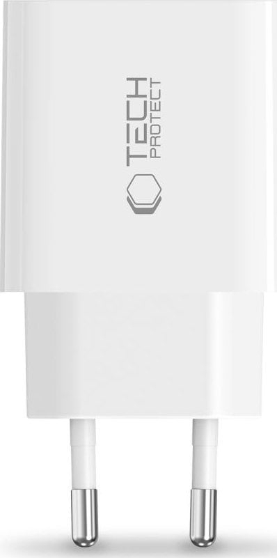 Karikues rrjeti Tech-protect NC20W, 1 port USB-C, PD 20W, i bardhë