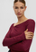 Bluzë për femra S.Oliver Slim Fit, kuqe e errët