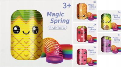 Lodër spirale Mega Creative 7240, fruta, shumëngjyrëshe