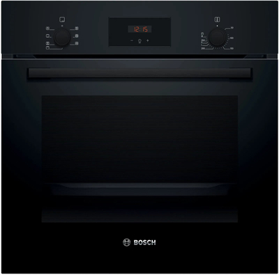 Furrë inkaso Bosch HBF133BA1, elektrike, 66L, vetëpastrim EcoClean Direct, 3D Convection, e zezë