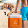 Frigorifer turistik Peme Trip 31.5L, termoelektrik, 12V 220V, portokalli