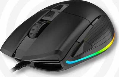Mouse gaming AQIRYS Acrux, 10000dpi, me kabëll USB, i zi