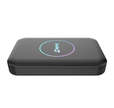 Adapter CarlinKit Lite Android TV Box 3 në 1, Wireless Android Auto dhe CarPlay, mbështet Netflix IPTV, i zi