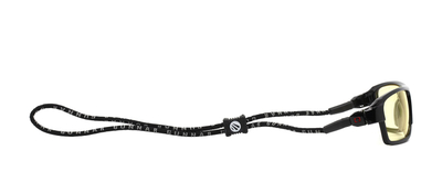 Гејминг очила Gunnar Optiks Lightning Bolt 360 ESL, леќи килибар и сончеви, рамка оникс, црни