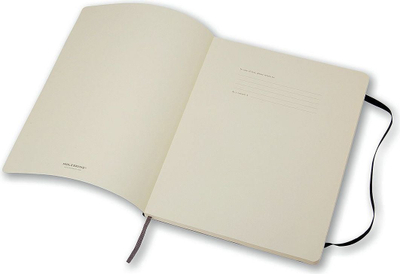 Fletore Moleskine Classic XL, 19x25 cm, me vija, e zezë
