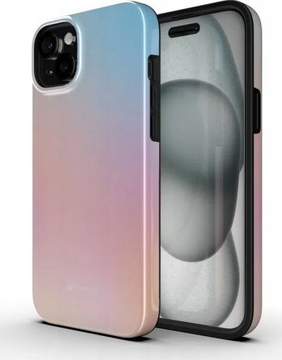 Kapak telefoni Forcell F-Protect Mirage për iPhone 16, gradient, Pinky Blue