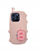Maskë 3DCASE 3D Pig, iPhone 13, rozë