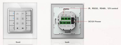 Panel kontrolli VivoLink VLCP8B, 8 butona, i bardhë