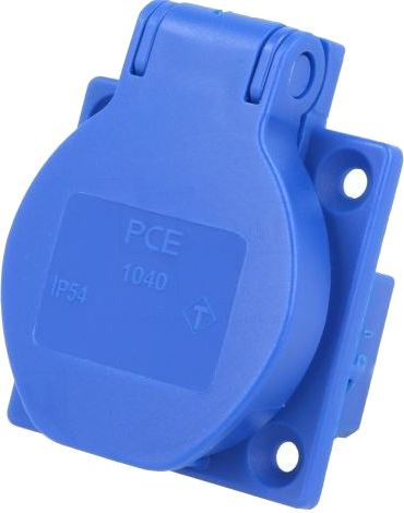 Prizë paneli PCE 1040, 230V, 16A 3P, blu
