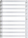 Radiator për banjo Instal-Projekt Bolero, 50 cm x 70 cm, i bardhë