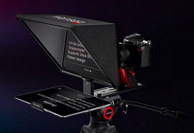 Teleprompter Desview TP150 për kamera DSLR dhe mirrorless, për tablet deri 15.3\", i zi