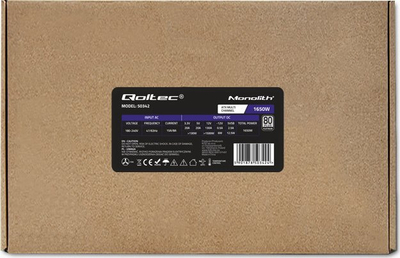 Напојување Qoltec Monolith 50342 ATX, 1650W