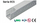 Kanalete vetëshuarëse me krehër ECS, 150x100mm, PVC UL94 V0, gri