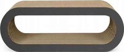 Skrapues për mace Trixie 02, dizajn modern, karton i valëzuar, 75 x 27 x 29 cm, grafit