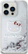 Капак за телефон Hello Kitty за iPhone 13 Pro, течен сјај, полупроѕирен, шарен
