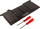 Bateri për laptop MicroBattery MBXAP-BA0004, 6 cell Li-Pol 7.3V 5.2Ah, për MacBook Air 11", e zezë