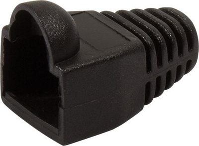 Заштита за конектор RJ45 LogiLink MP0006, за кабел 5.8mm, 100 парчиња, црни
