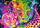 Puzzle Schmidt Neon Rainbow Leopard, 1000 copa, shumëngjyrësh