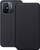Futrollë portofol OEM me dy xhepa për Xiaomi Redmi 12C, me xhepa kartash, e zezë