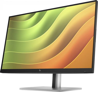 Monitor HP E24u G5, 23.8", 1920 x 1080 (FullHD), 75Hz, i zi / i argjendtë