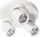Lampë muri Timo GU10 LED X3, 3 spote që rrotullohen, e zezë