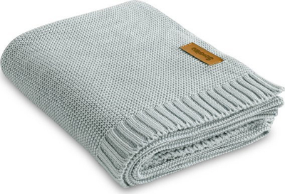Batanije bebe Bamboo Cotton, 80x100cm, antialergjike, gri