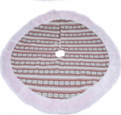 Tapet për pemë të Vitit të Ri Skirt Knitted, 100 cm, poliester, shumëngjyrësh