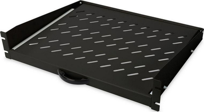 Raft tërheqës Digitus (DN-19-TRAY-2-450-SW), 19", i zi