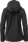 Xhaketë softshell për goca Hi-Tec Lady Naren, që s’e merr uji, me kapuç, e zezë