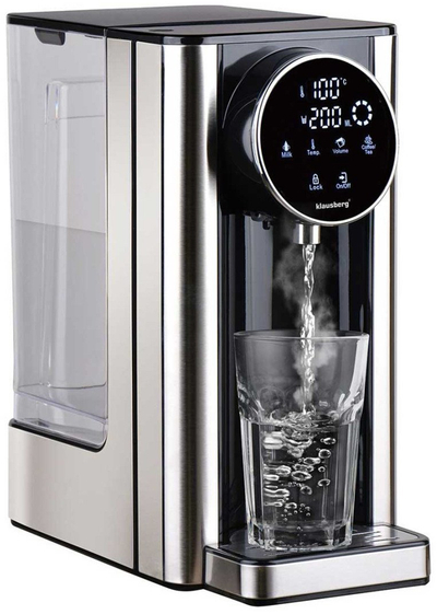 Dispenser uji t’nxehtë Klausberg KB-7880, 2.7L, inox, ngjyrë argjendi