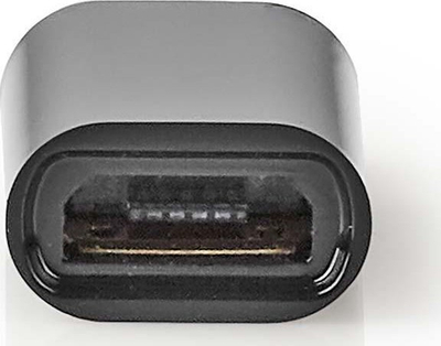 Adapter USB Type C në Micro USB 2.0, 3.1, i zi