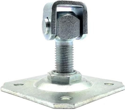 Menteshë metalike PSG 61.019.01, me pllakë shenje 100x100x4mm, filetë M20, e rregullueshme