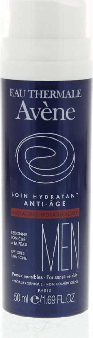 Krem fytyre Avene Men Anti-Aging Hydrating Care, kundër plakjes, për lëkurë të ndjeshme, 50ml