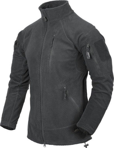 Bluza fleece Helikon Alpha Tactical, madhësia M, gri e errët