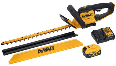 Gërshërë për shkurre DEWALT DCMHT564P1, 18V XR, teh 55 cm, me bateri dhe karikues
