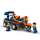Set LEGO City Transport Wagon For Motorbikes 60491, kamion me rimorkio, për fëmijë