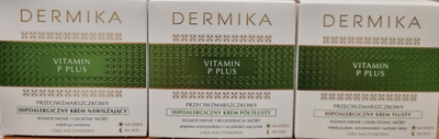 Krem fytyre Dermika Vitamin P Plus, ditë dhe natë, hipoalergjik, 50ml