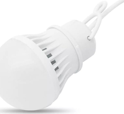 Llambë portative LED USB, 5W, kabllo 1 m, e bardhë