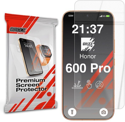 Xhami hibrid GrizzGlass HybridGlass për Honor 600 Pro