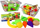 Set lodër Leantoys Metal Shop Basket, shportë metal, me fruta edhe perime