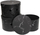 Set kuti dhuratash Rozette Flower Box Smile, 3 copë, i zi