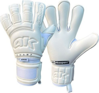 Doreza portjeri 4KEEPERS Champ Training VI RF Jr, Super Soft Grip, për kalamoj, të bardha