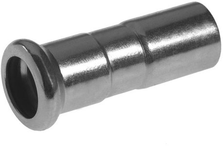 Reduktues tubash Kan-therm Steel Press 28x18 mm, çelik karboni, i argjendtë