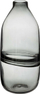 Vazo dekorative Atmosphera Smoked Bottle, xham i tymos, 30 cm, gri e errët