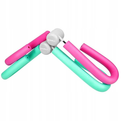 Trenues për muskujt e kofshëve Butterfly Safety Pin, rezistencë e mesme, për vithe edhe këmbë, rozë
