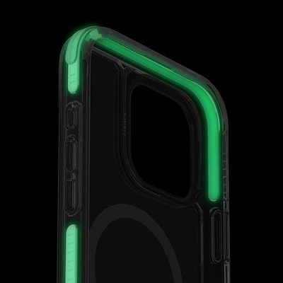 Futrollë Uniq Combat Luminous MagClick për iPhone 16 6.1", MagSafe, transparente e bardhë