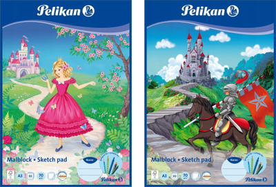 Блок за цртање Pelikan 137661, A3, 30 листови, 70 g/m²