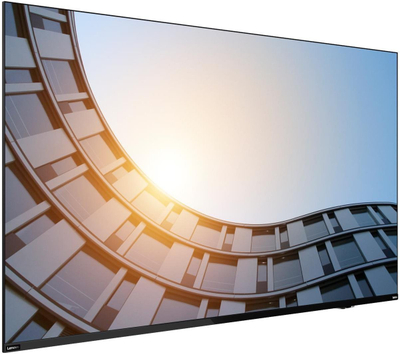 Ekran Lenovo ThinkVision E65 për tabela digjitale, 65", 4K, i zi
