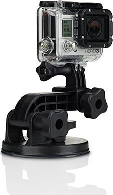 Mbajtëse me vakum për kamera aksion GoPro Suction Cup V3, universale, e zezë